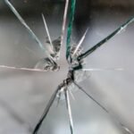 broken glass window